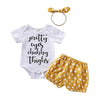 Newborn baby girl romper sets